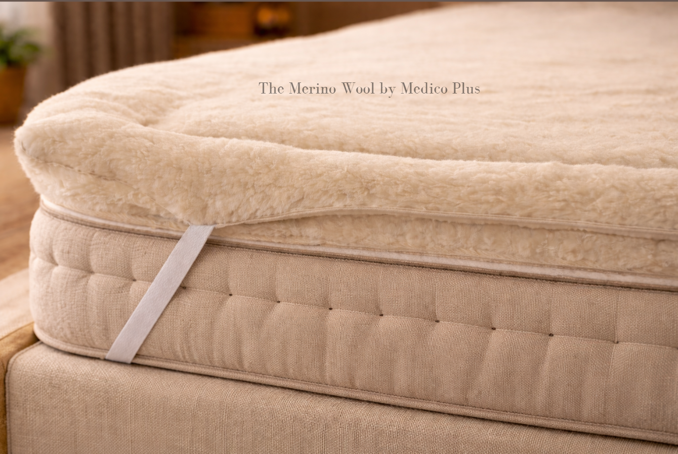 Merino Wool Mattress Topper – Double-Sided Natural Comfort