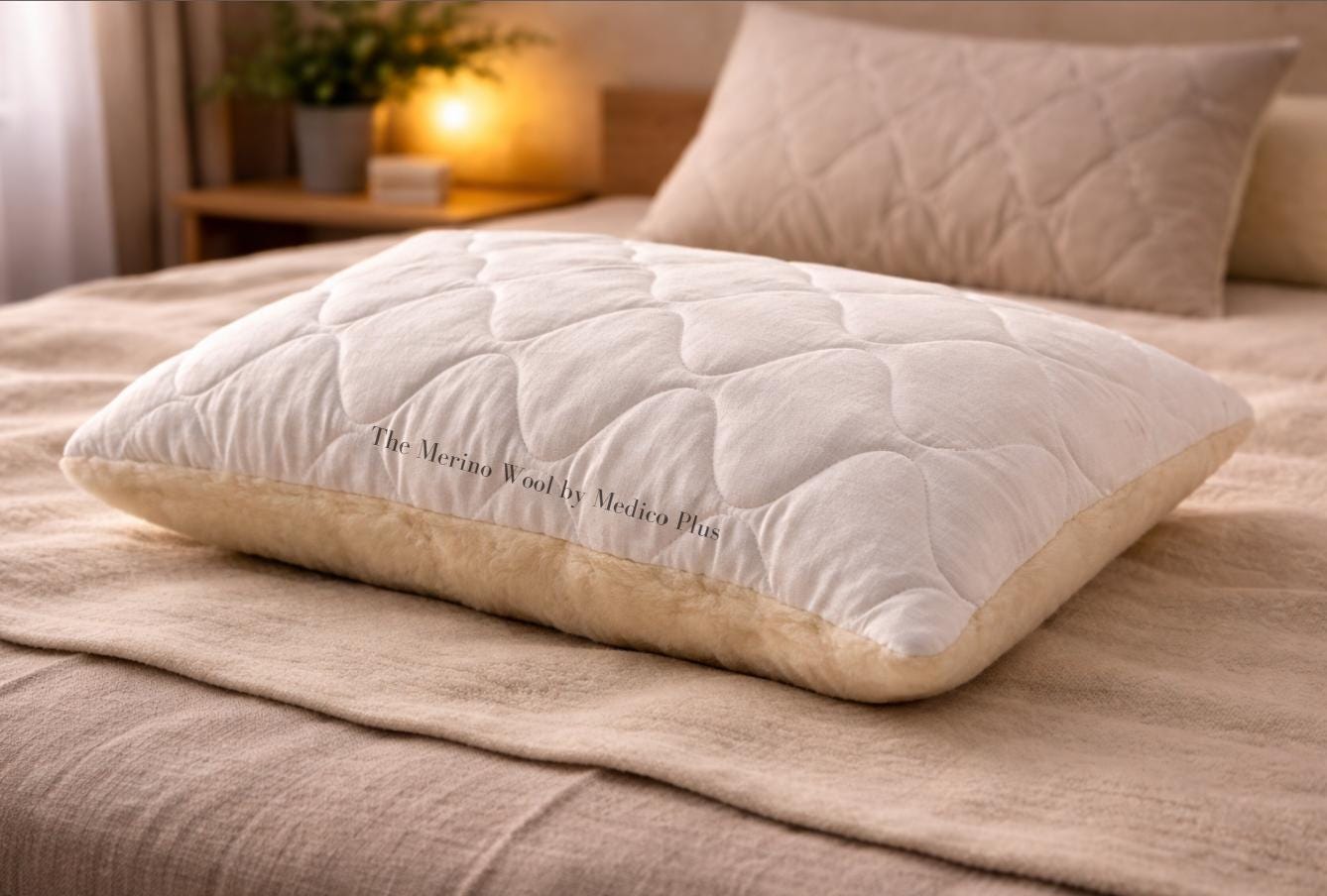 Linen and Merino Wool Pillow